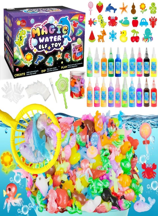 EggSun Magic Water Elf Toy for Kids,Aqua Fairy Water Gel Kit,20 Colors Squishy Maker Set,20 Shape Molds,Fun DIY Art & Craft Toy Creation Kit for Children,Birthday Party Gifts for Girls and Boys - Image 1